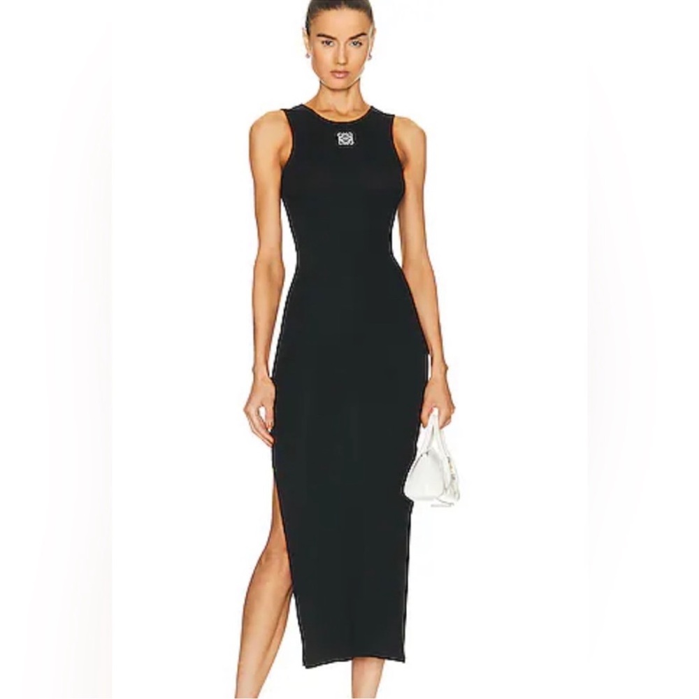 Loewe Anagram Tank Dress- Black